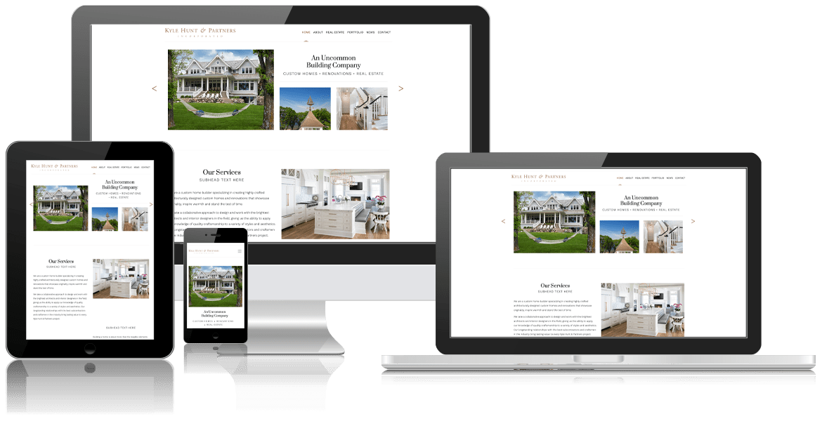 CUSTOM WEBSITE BUILDS