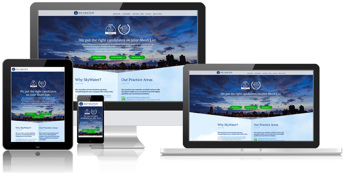 Skywater Custom Website